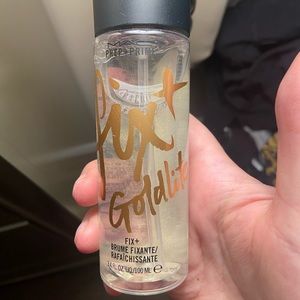Mac gold shimmer setting spray